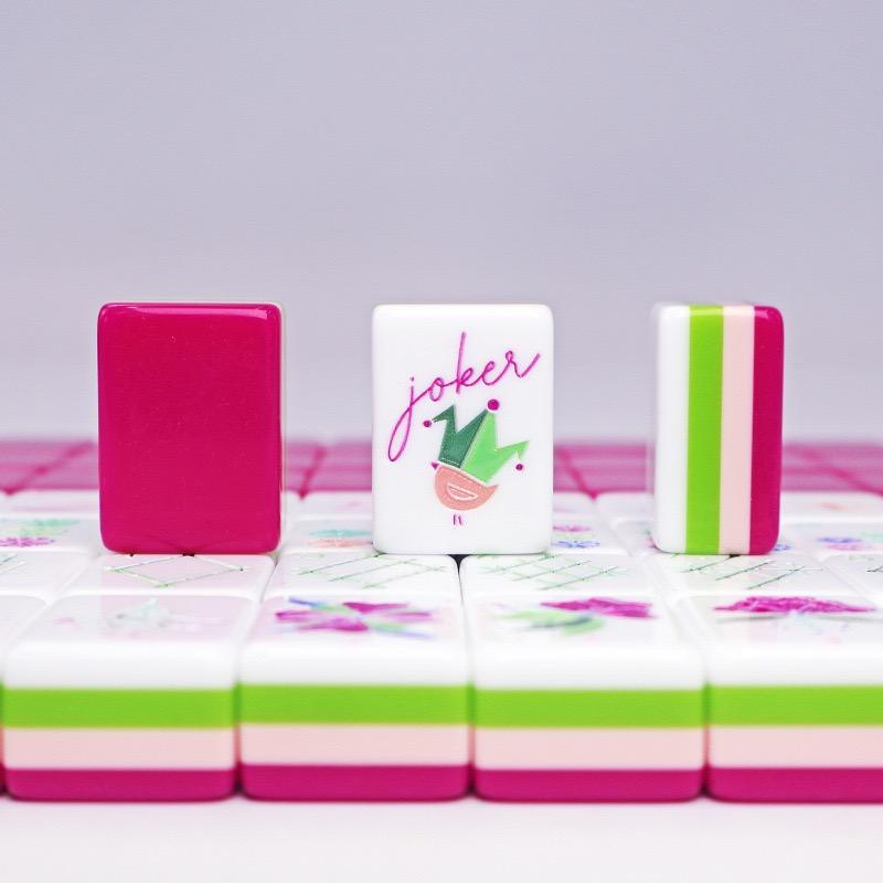 Sorbet Hot Pink Mahjong — 160 Tiles