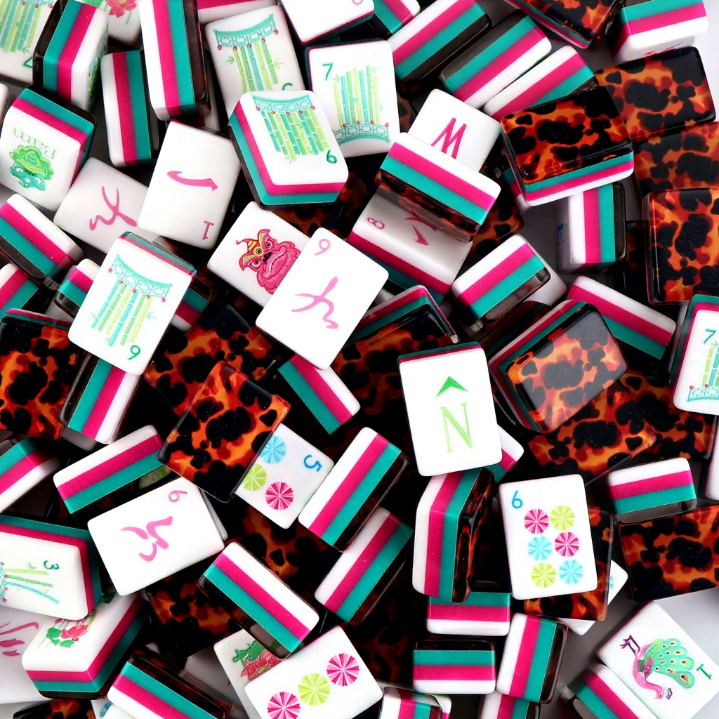 Stripe & Tortoise Mahjong — 160 Tiles