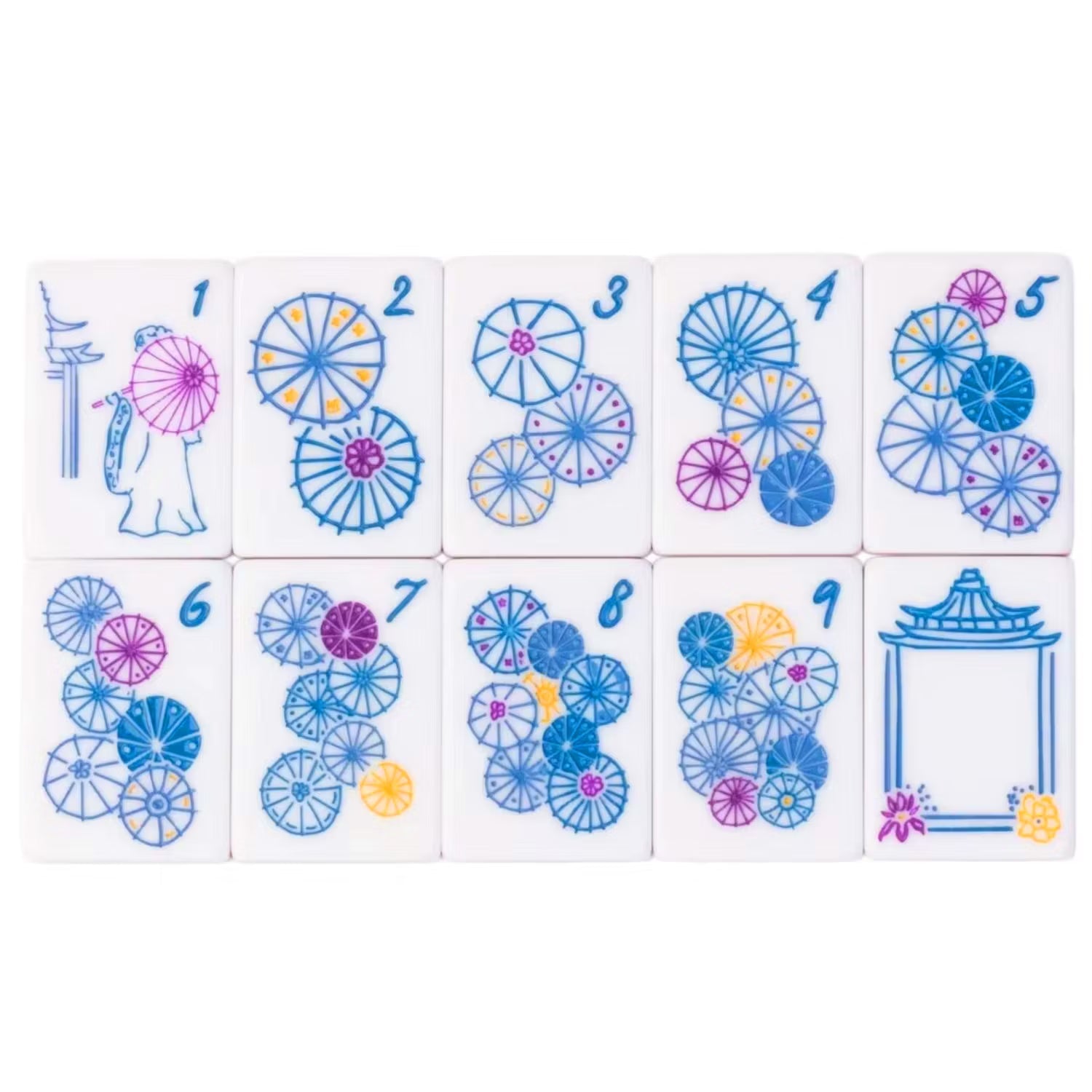 Jade Marble Mahjong Set — 160 Tiles