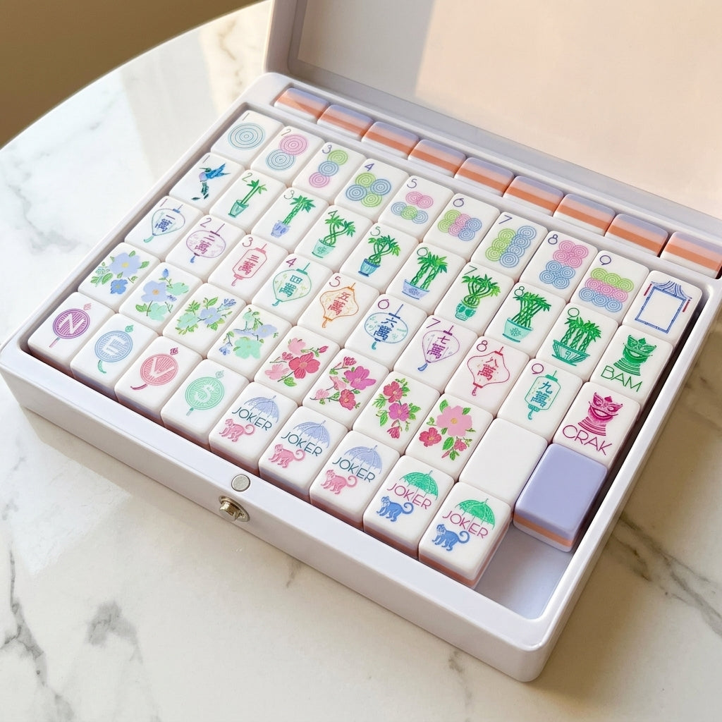 Garden Party Mahjong Set — 160 Tiles