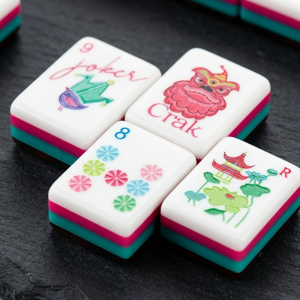 Stripe & Tortoise Mahjong — 160 Tiles