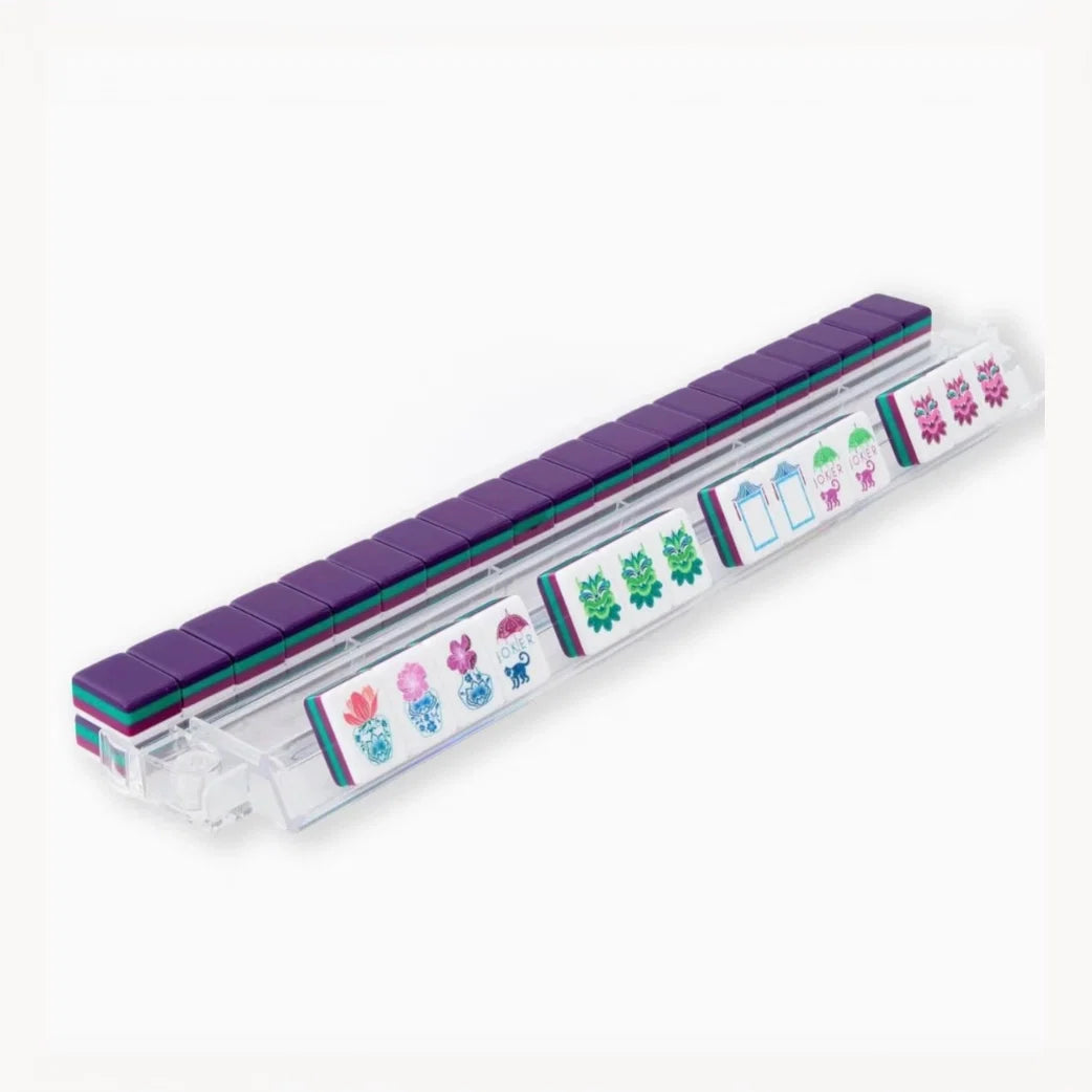 Grape Floral Mahjong Set — 160 Tiles