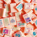 Pastel Floral Mahjong Set — 160 Tiles